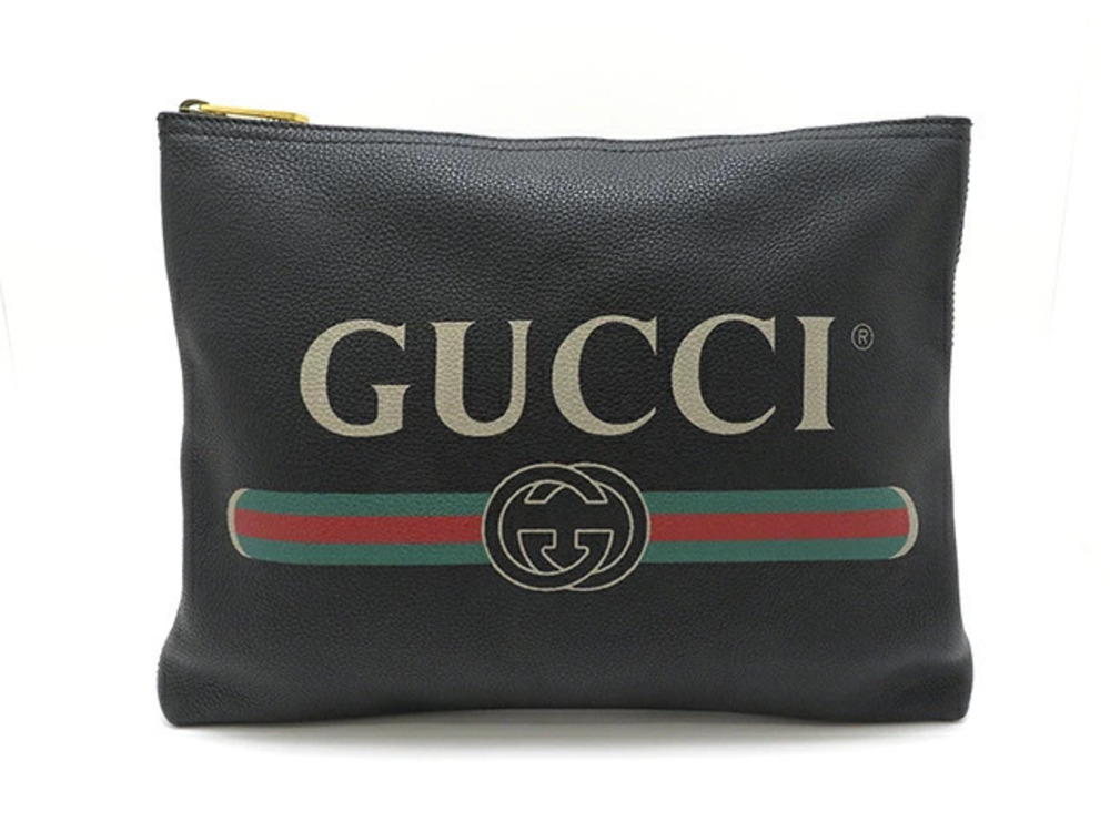 Gucci Portfolio Black Leather
